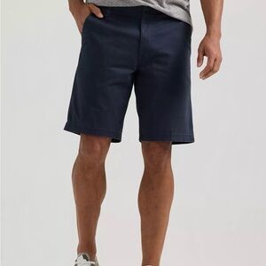 Mossimo Supply Co. Men's Dark Blue, Flat Front Shorts, Size 36, 10" inseam